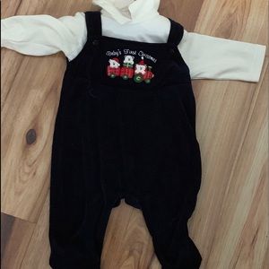 “Bright Future” baby’s 1 st xmas outfit size 3-6 M